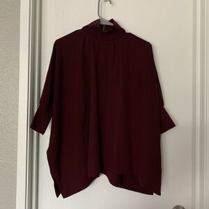 Babaton Dolman Sleeve Turtleneck Blouse Sz XXS